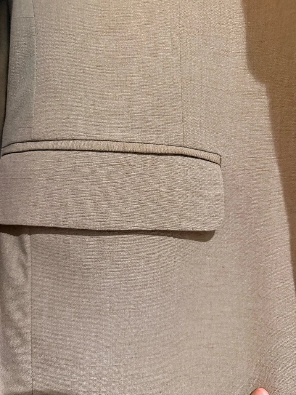 Men's Tan Blazer - Classic Three-Button Suit Jacket